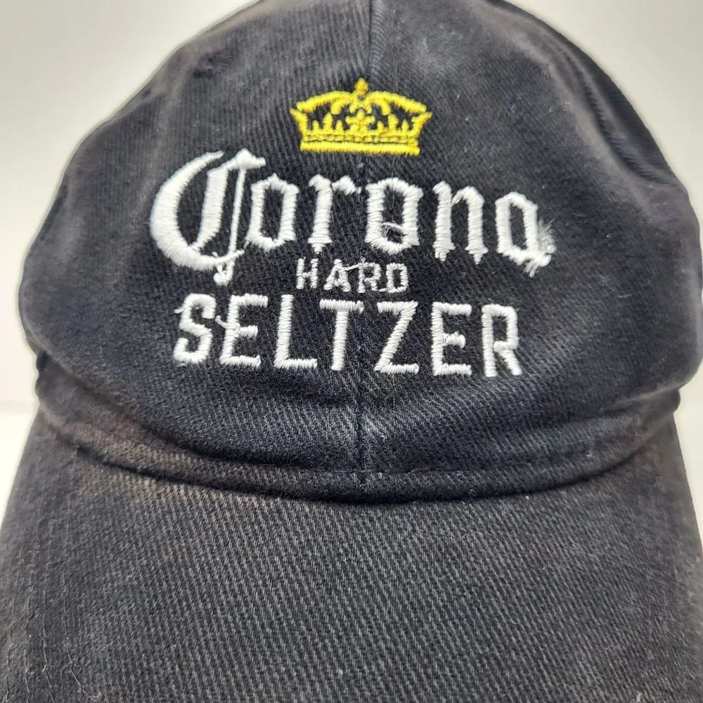 Corona Hard Seltzer‎ Beer Baseball Cap Adjustable Trucker's HAT -Black